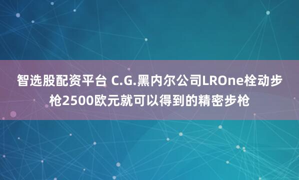 智选股配资平台 C.G.黑内尔公司LROne栓动步枪2500欧元就可以得到的精密步枪